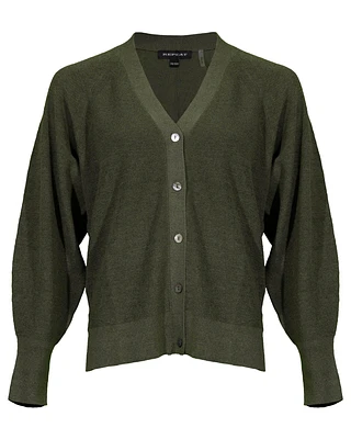 Oversized Button Down Cardigan