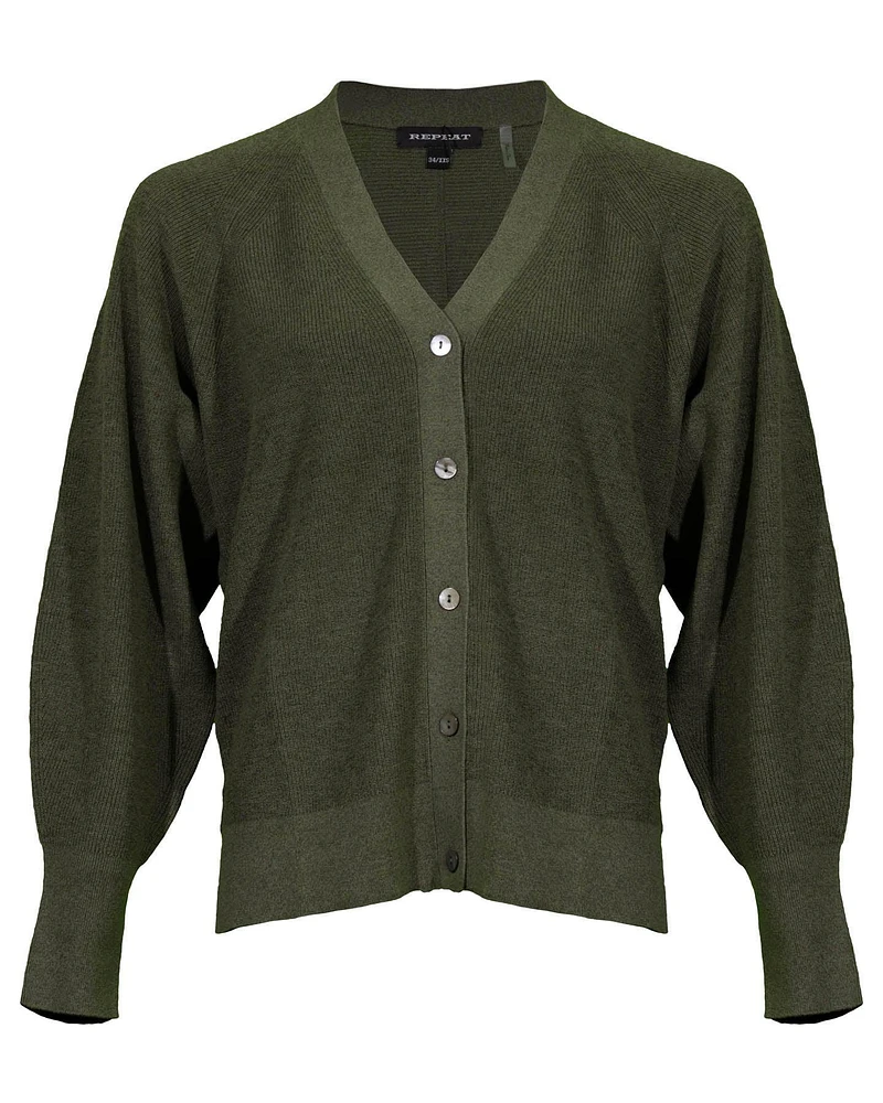 Oversized Button Down Cardigan
