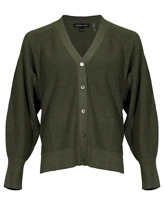 Oversized Button Down Cardigan