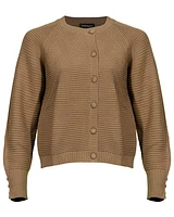 Ribbed Pattern Button Cardigan