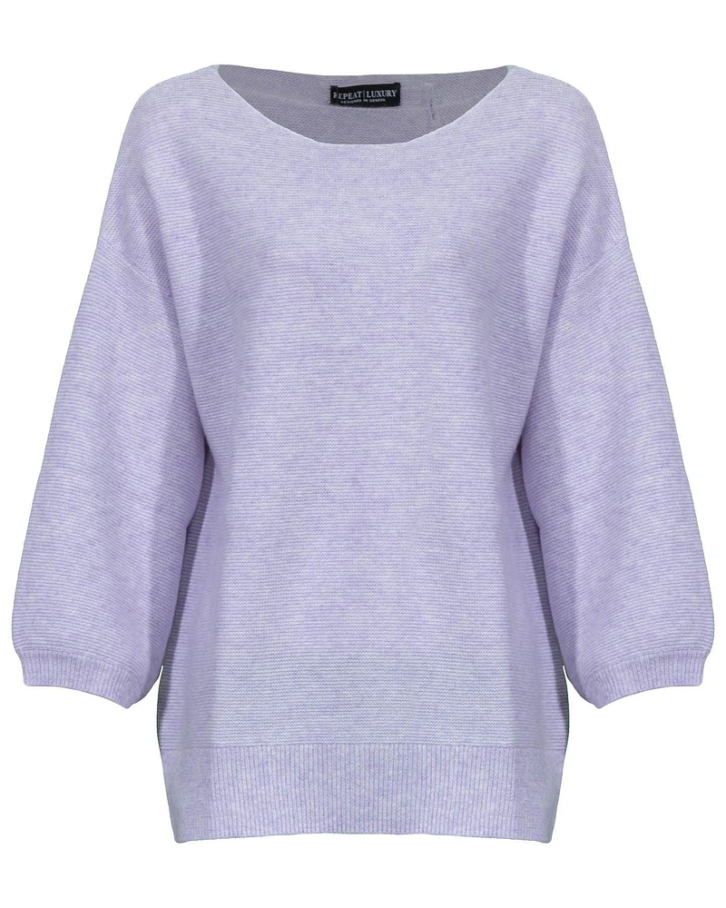 Two Tone Cashmere Pullover