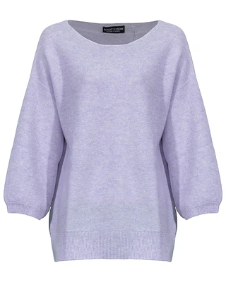 Two Tone Cashmere Pullover