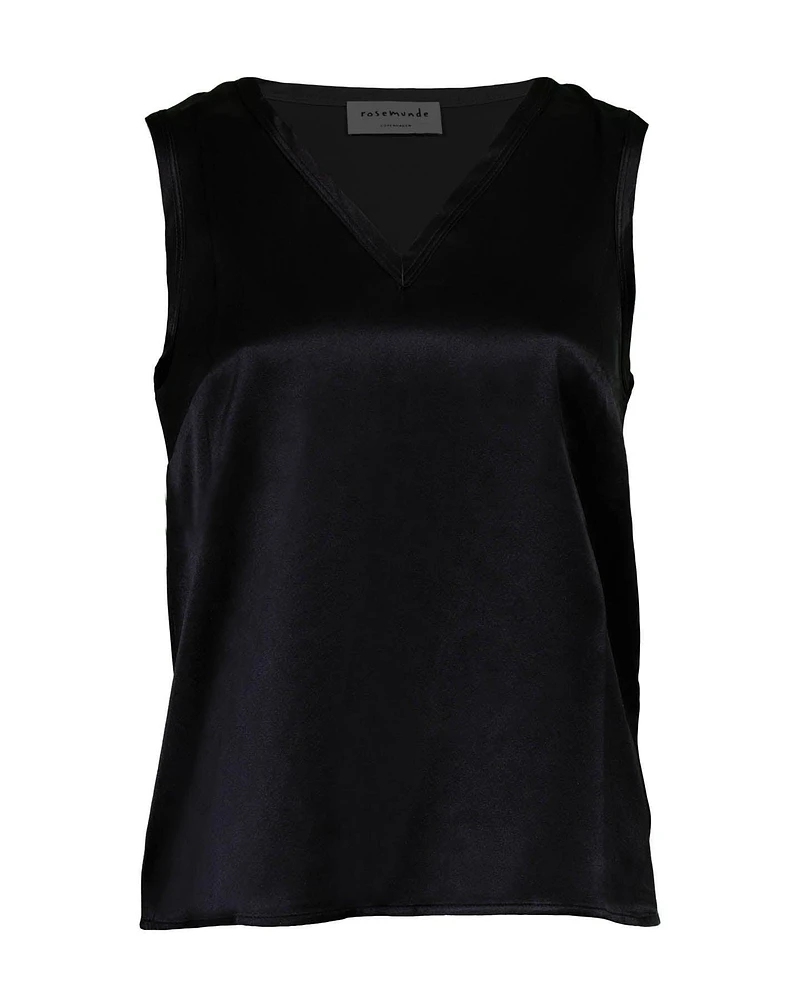 Jade Silk Tank Top