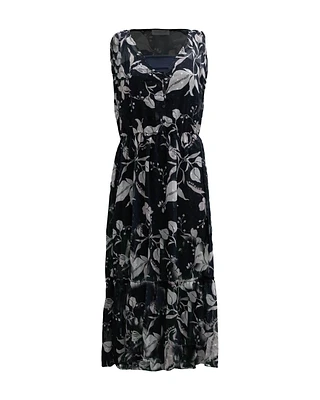 Sheer Print Dress