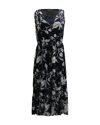 Sheer Print Dress