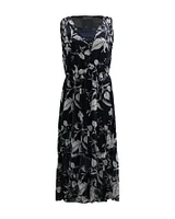 Sheer Print Dress