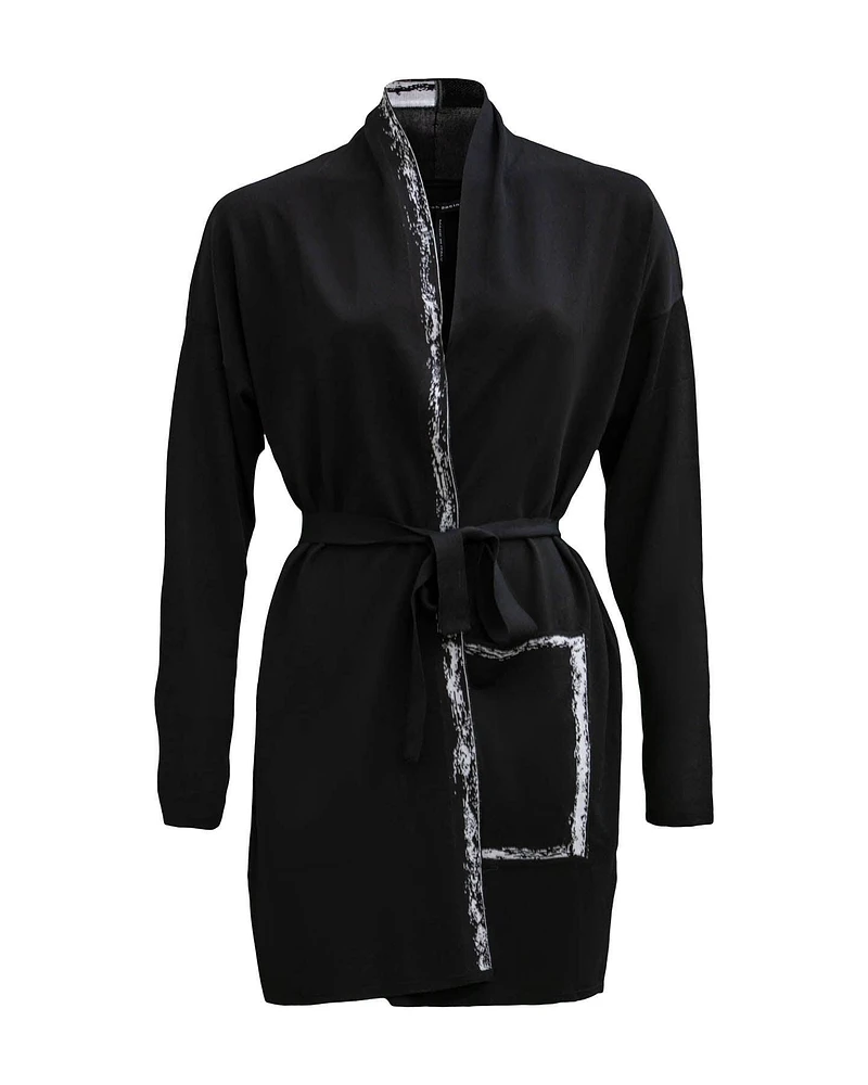 Cardi with Pocket Trim