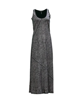 Metallic Finish Long Dress