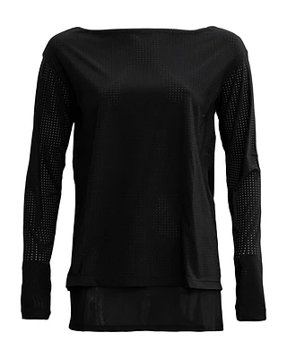 Perforated Long Sleeve