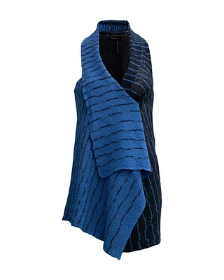 Two-Tone Knit Vest