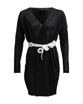Wrapped Belted Cardi