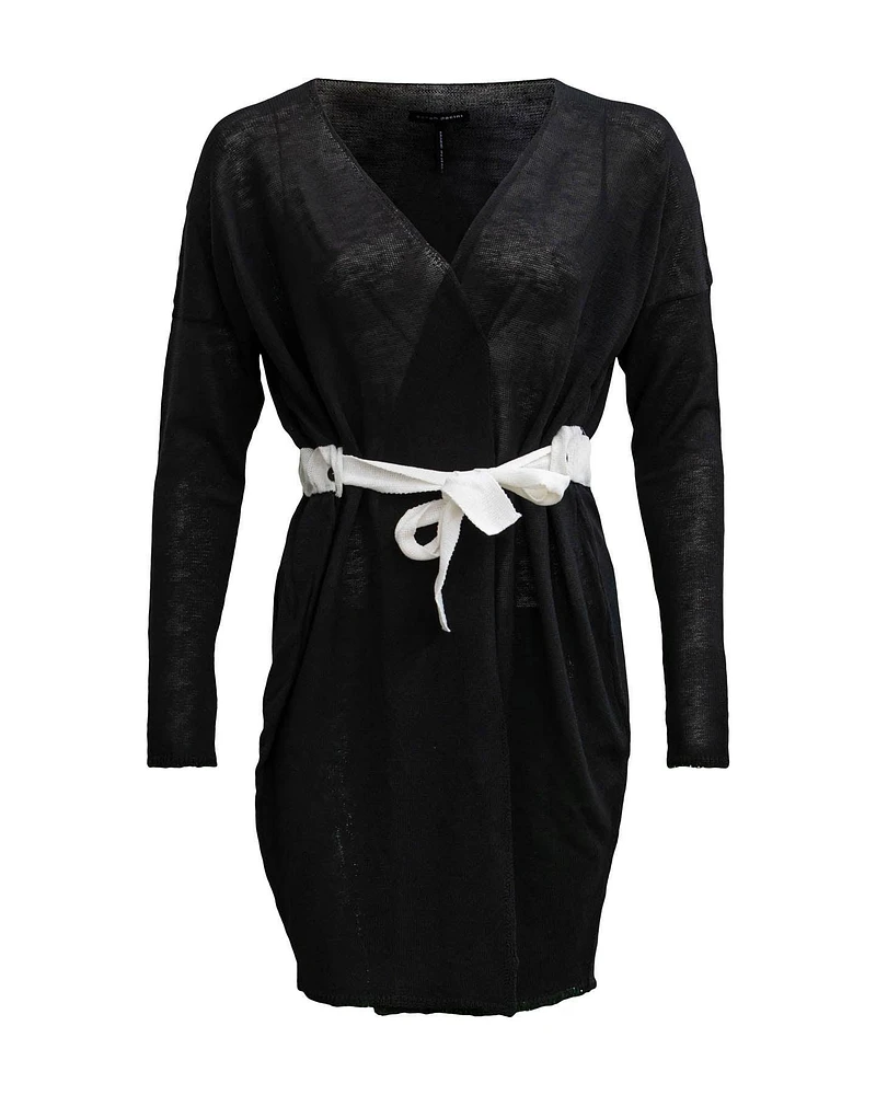 Wrapped Belted Cardi