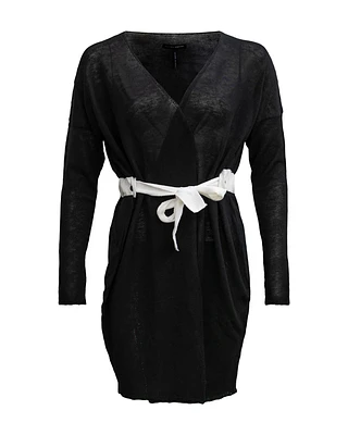 Wrapped Belted Cardi