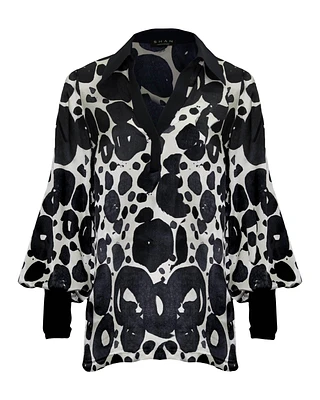 Lea Print Blouse