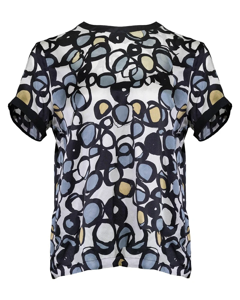 Madisson Silk Print Top
