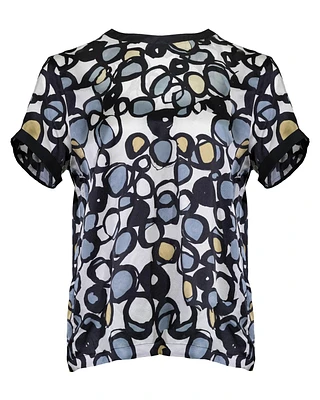 Madisson Silk Print Top