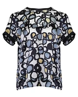 Madisson Silk Print Top