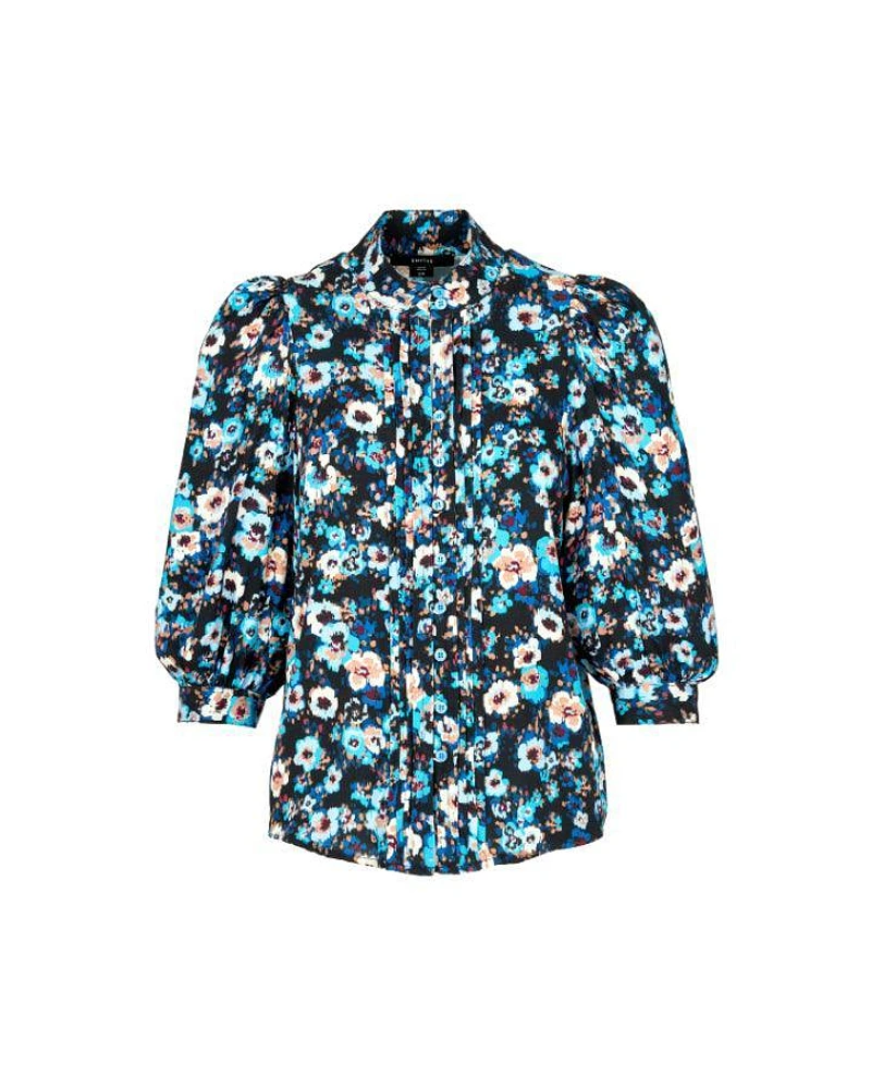 Frontier Blue Floral Blouse