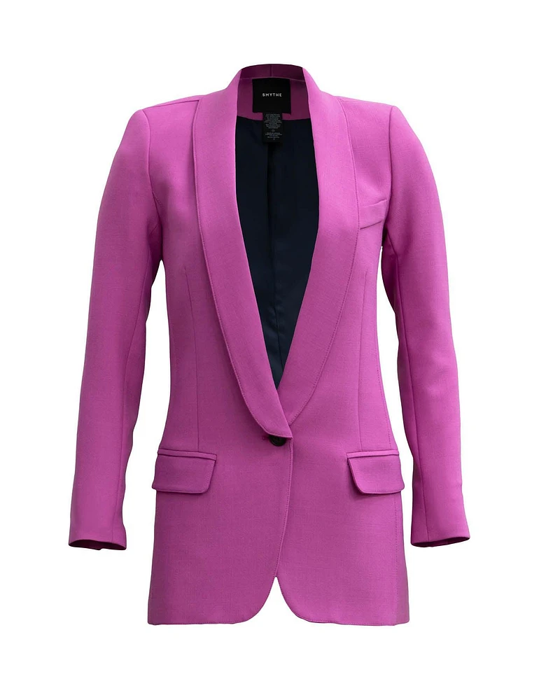 Long Shawl Blazer Violet