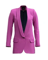 Long Shawl Blazer Violet