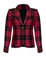 Patch Pocket Duchess Deep Pink Tartan
