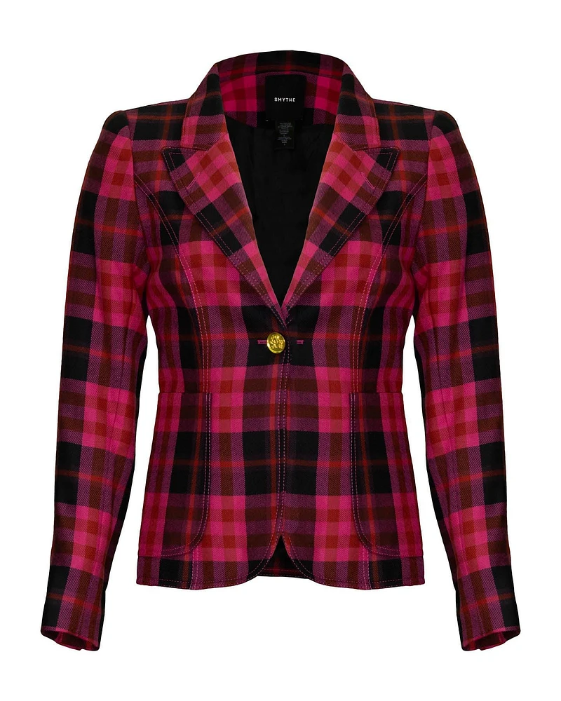 Patch Pocket Duchess Deep Pink Tartan