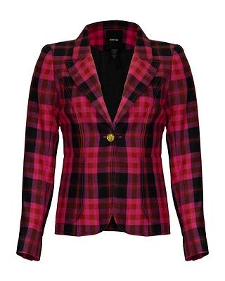 Patch Pocket Duchess Deep Pink Tartan