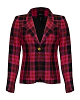 Patch Pocket Duchess Deep Pink Tartan
