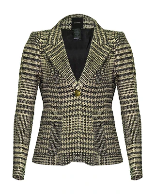 Patch Pocket Duchess Metallic Glencheck