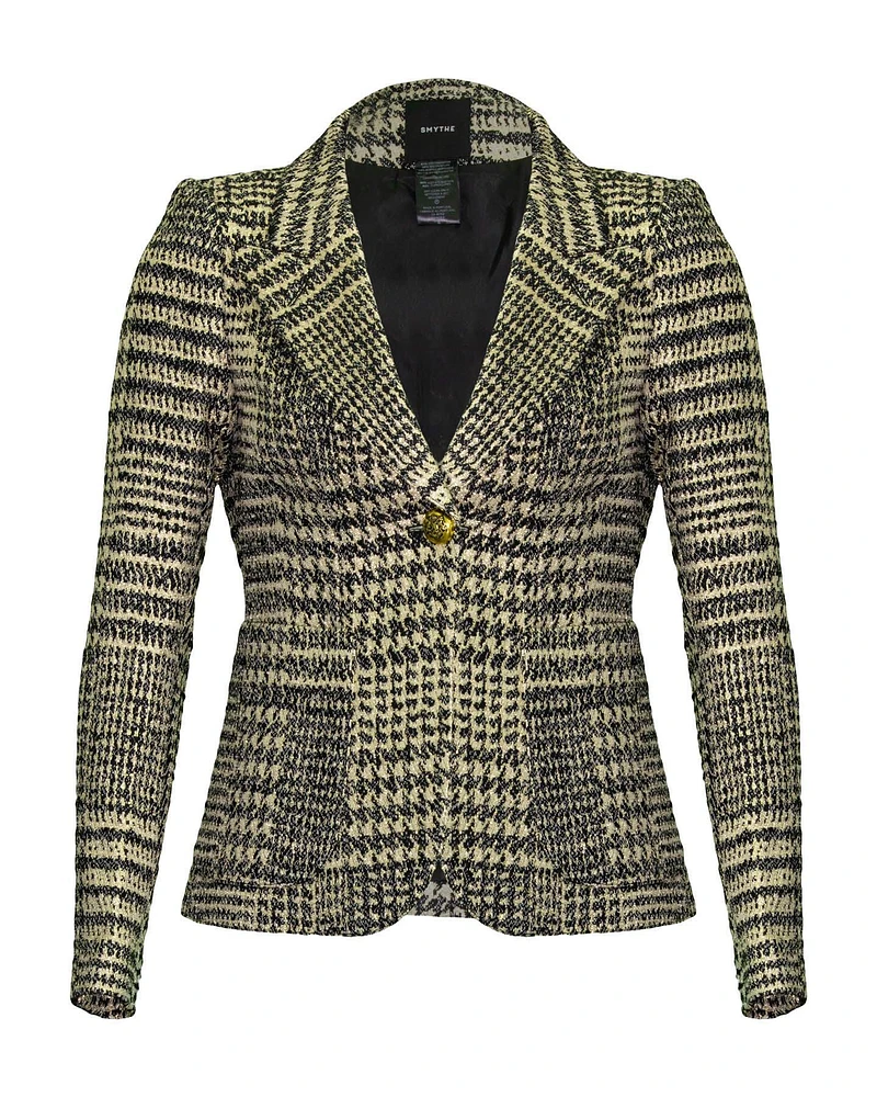 Patch Pocket Duchess Metallic Glencheck