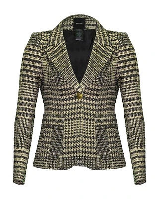 Patch Pocket Duchess Metallic Glencheck