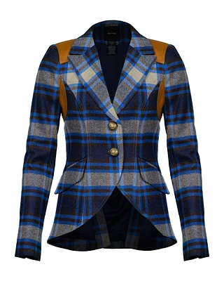 Rifle-Patch Wool Equestrian Blazer