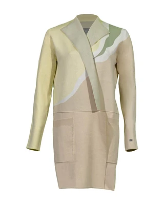 Soia & Kyo Benela-C Above Knee Coatigan Multicolor
