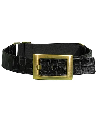 Black Crocodile Belt