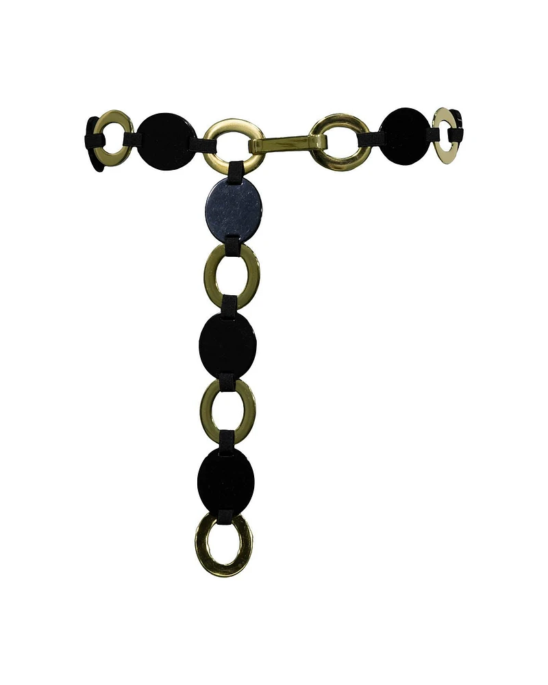 Black Lucite Belt