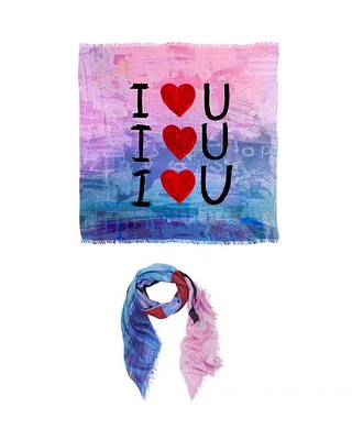 I Love U Scarf