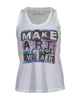 Lola, Make Art Not War Tank Top