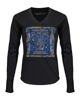 Madam Fortuna V-Neck T-Shirt