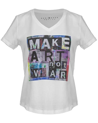 Viv, Make Art Not War T-Shirt