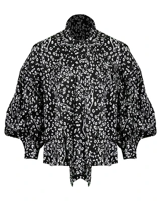 Gaelle Print Blouse