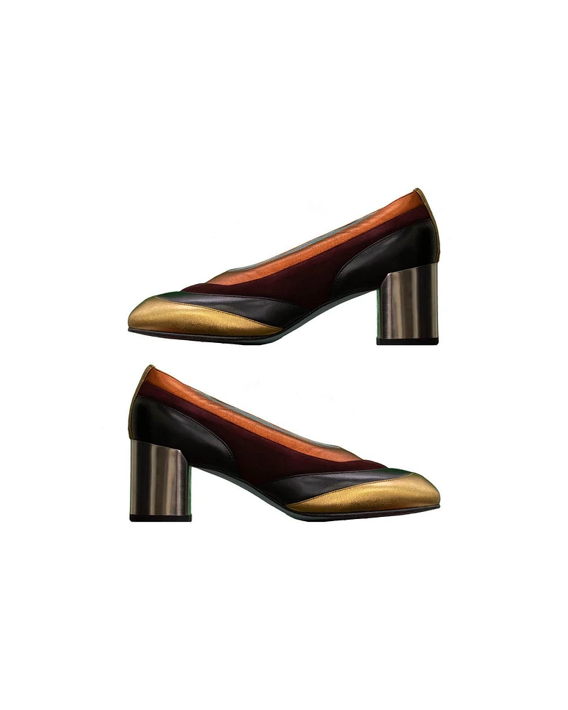 Michi Block Heel Pump