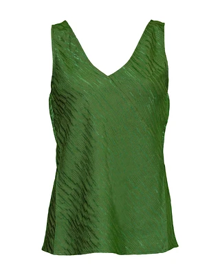 Tunise Viscose Blend V Neck Shell