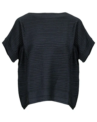 Tonet Boxy Boat Neck Pullover