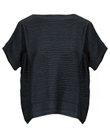 Tonet Boxy Boat Neck Pullover