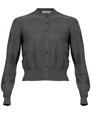 Cotton Blend Crop Cardigan