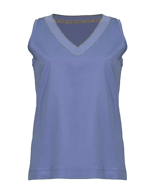 Cotton V-Neck Tank Top