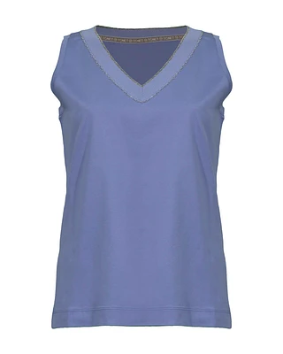 Cotton V-Neck Tank Top