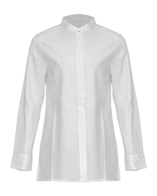 Embroidered Front Blouse