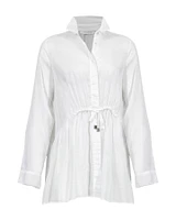 Tonet Embroidered Sheer Blouse
