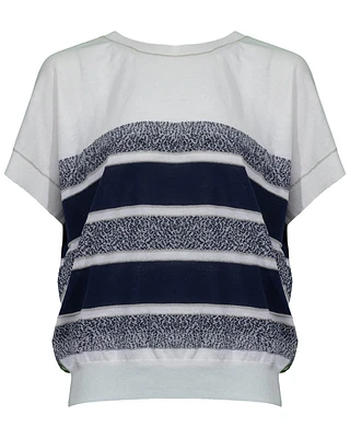 Indigo Stripe Pullover